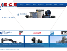 Tablet Screenshot of ecefilter.com